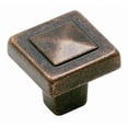thumbnail image 1 of Forgings Square Knob - Rustic Bronze, 1 of 1