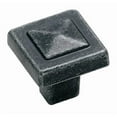 thumbnail image 1 of Forgings Square Knob - Wrought Iron, 1 of 1
