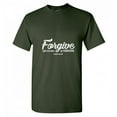 thumbnail image 1 of Forgive And You Will Be Fogiven Sarcastic T Shirt Adult Humor Fit Well Tee Christmas Apparel Gift Birthday Anniversary Novelty Premium Tshirt, 1 of 5