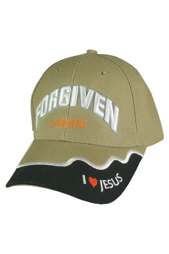 Forgiven Cap, 1 John 1:9, Camo