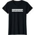 thumbnail image 1 of Forgiven Christian Inspirational Design T-Shirt, 1 of 3