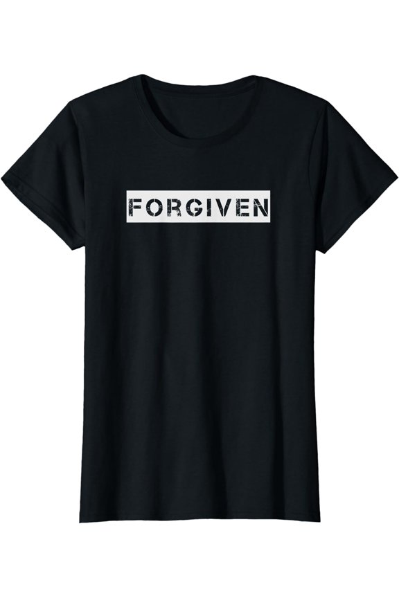 Forgiven Christian Inspirational Design T-Shirt
