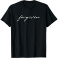 thumbnail image 1 of Forgiven Christian Inspirational Design T-Shirt, 1 of 3