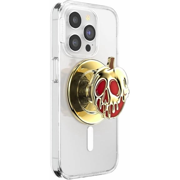 PopSockets Phone Grip for MagSafe, Magnetic Holder, Phone Stand, Disney - Poison Apple