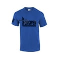 thumbnail image 1 of Forgiven Cross Jesus Mens Christian Short Sleeve T-Shirt Graphic Tee-Heather Royal-xxxl, 1 of 4