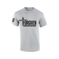thumbnail image 1 of Forgiven Cross Jesus Mens Christian Short Sleeve T-Shirt Graphic Tee-Sports Grey-4xl, 1 of 4