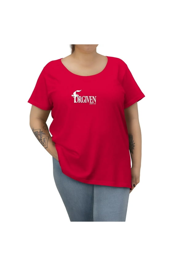 Forgiven Women's Curvy Tee
