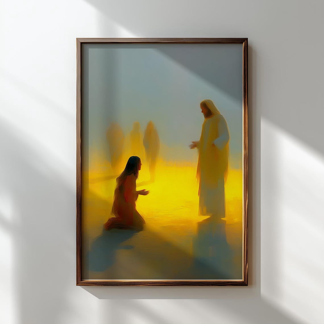 Photo inspiration: Picture Idea: Forgiving Jesus Christian Art Religious Wall Decor Bible Verse