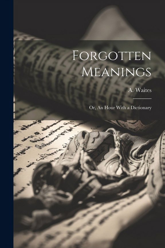 Forgotten Meanings : Or, An Hour With a Dictionary (Paperback)