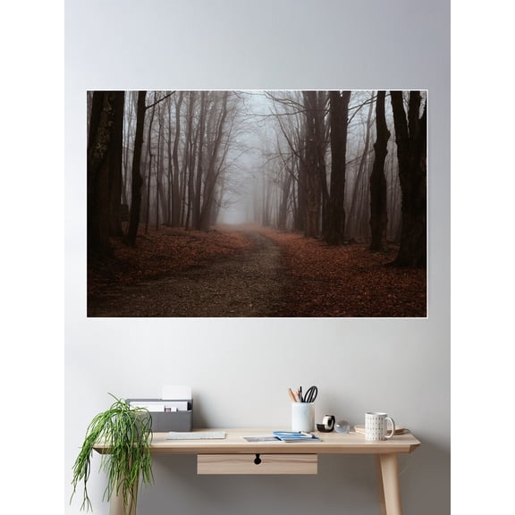 Forgotten Roads Poster Wall Art, Modern Wall Decor For Living Room Bedroom, 8x12 UNFRAMED