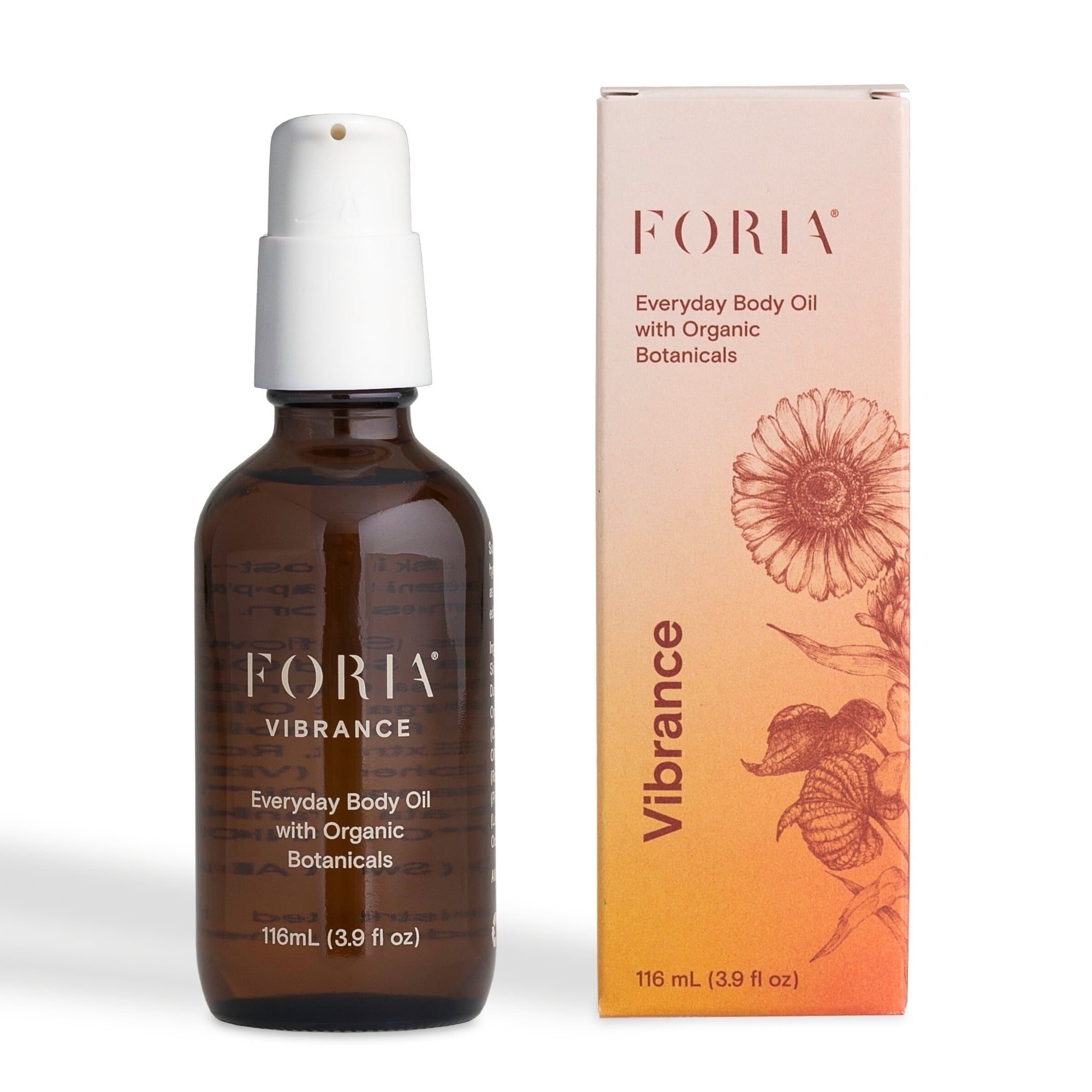 Foria Everyday Body Oil, Organic Hydration, Natural Scent, 3.9 oz