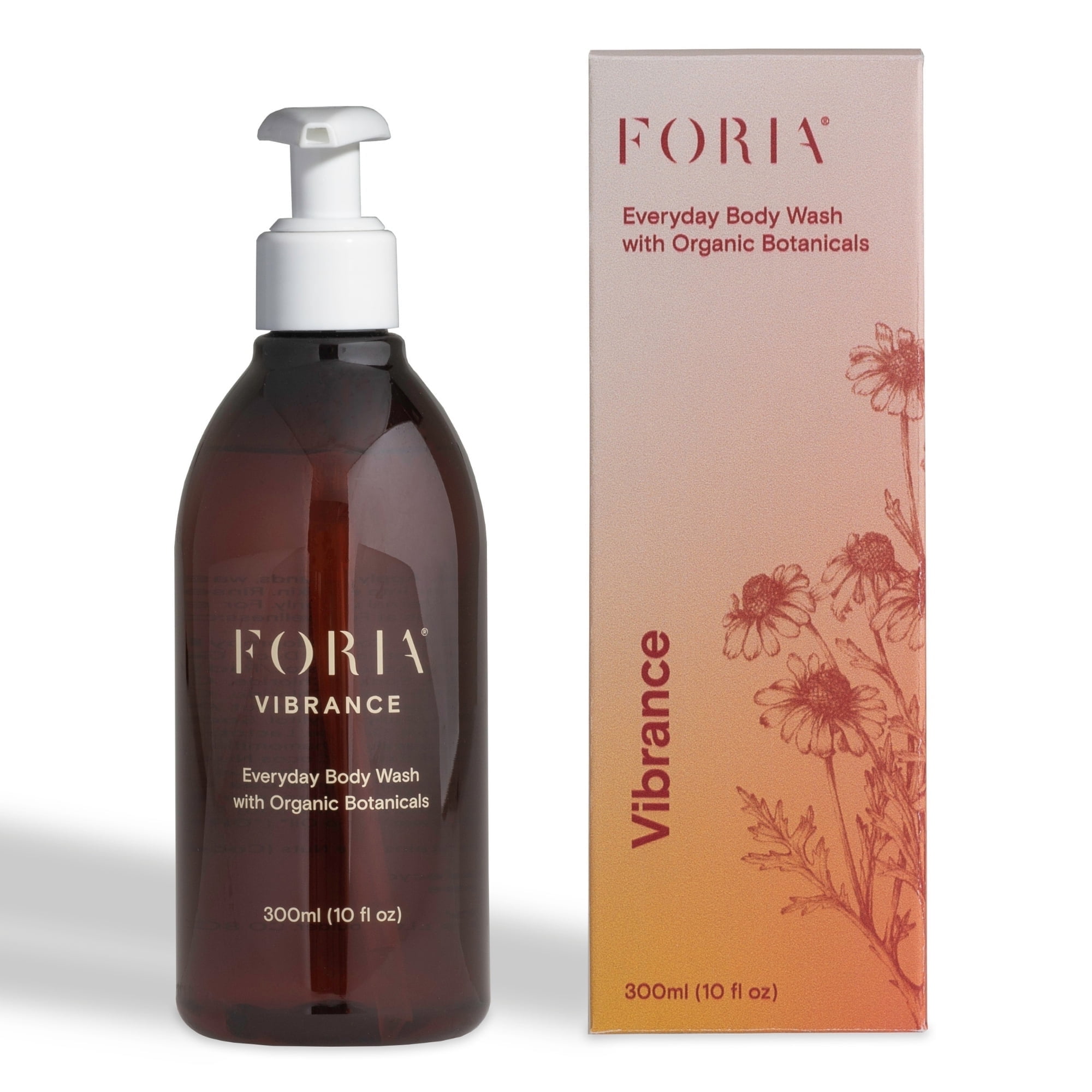 Foria Everyday Body Wash with Organic Botanicals, 10 oz