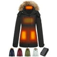 thumbnail image 1 of Forievic Graphene Heated Jacket for Women, Large Capacity Battery Pack, Waterproof, Windproof, USB Charging, Ideal for Outdoor Camping Skiing, 1 of 6