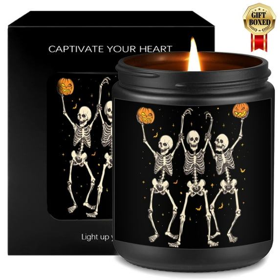 Forievic Halloween Scented Candles,Perfect Halloween Gifts, Halloween Home Decor,Soy Wax Candle Gifts for Man Woman-1Pc Lavender Candle