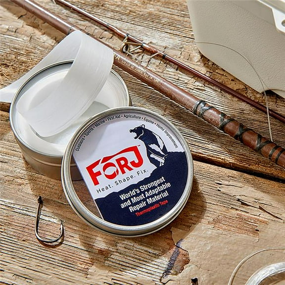 Forj 20 ft. Polyethylene & Resin Thermoplastic Tape, White