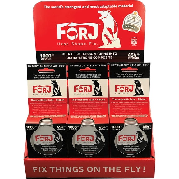 Forj Forj Thermoplastic Repair Tape Forj Ribbon Tin 20 Ft. 24 Case Repair Tape & Patches