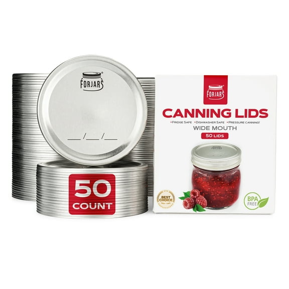 50 Wide Mouth Canning Lids