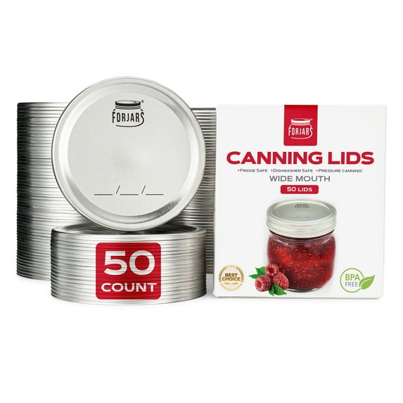 50 Wide Mouth Canning Lids