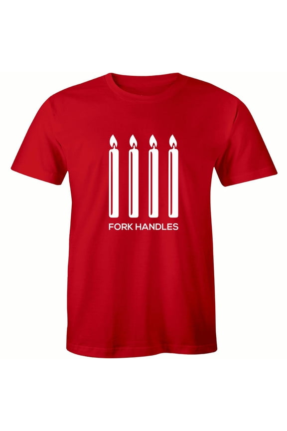 Fork Handles - Four Candles The Two Ronnies Men's Funny Tee