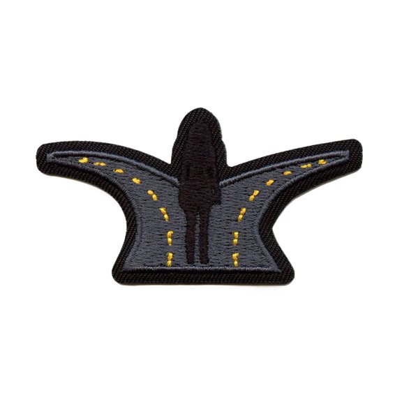 Fork In The Road Patch Life Choice Diverging Embroidered Iron On