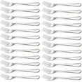 thumbnail image 1 of Fork Silverware, Set of 24 Dinner Forks, 7 Inches Premium Food Grade Stainless Steel Forks for Home Kitchen Party Restaurant, Mirror Polished Dishwasher Safe, 1 of 6