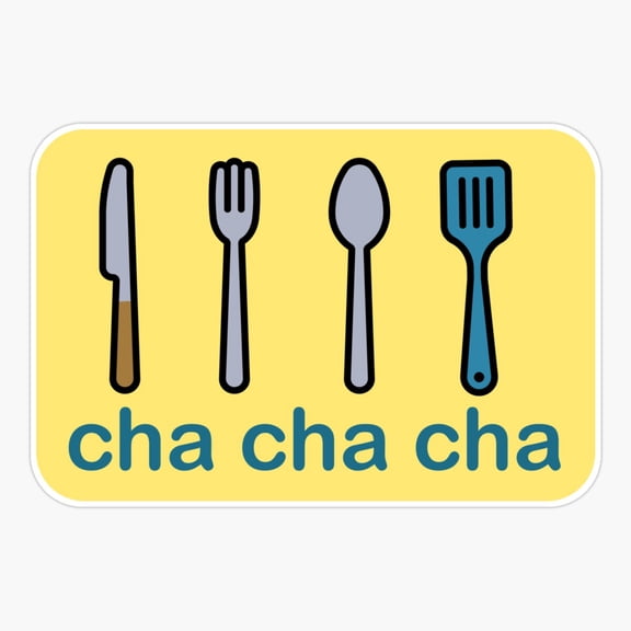 Fork Spoon Spatula Song Vinyl Decal Sticker