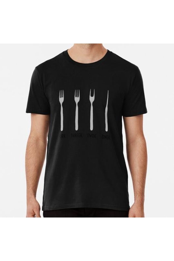 Fork Threek Twok Onek S to 5XL Made in the USA T-Shirt