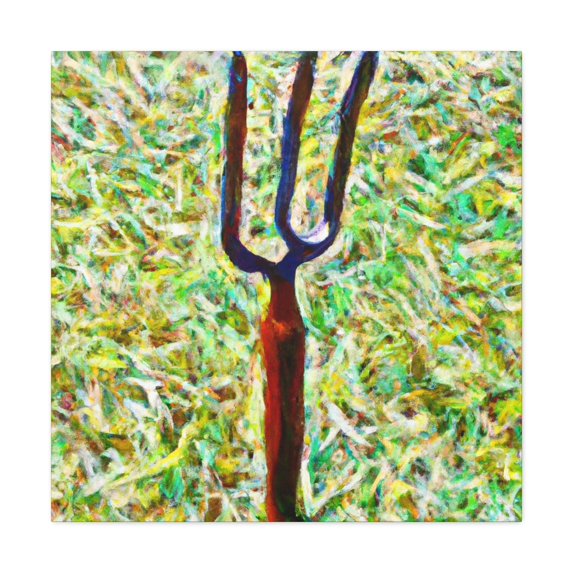 "Forked Splendor Breaking". - Canvas