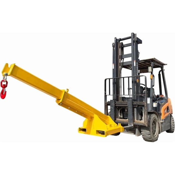 Forklift Adjustable Mobile Crane Truss Jib Boom Bidirectional Lifting Hoist Truss Jib Boom Hook 5T