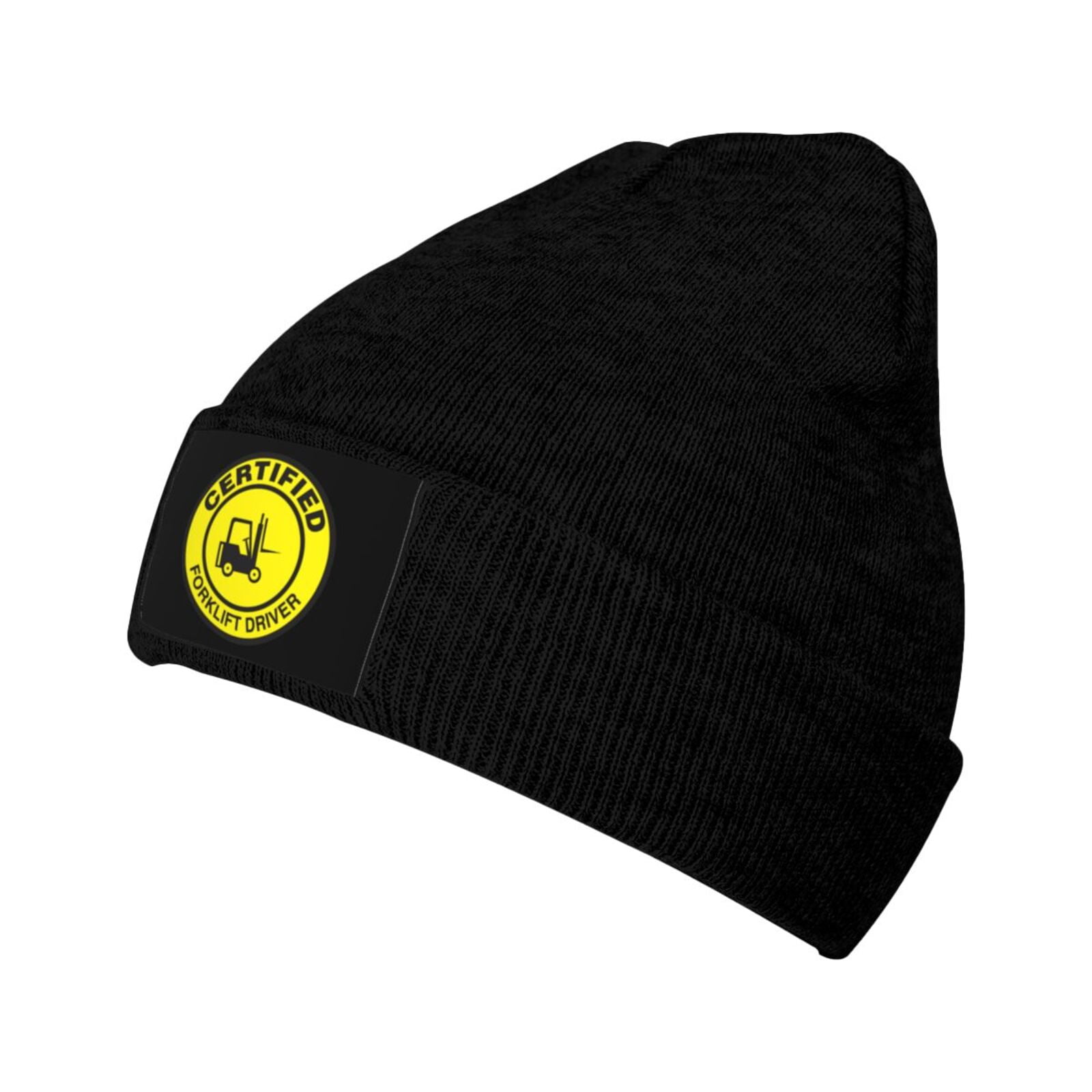Niqqzit U.S. Virgin Islands Flag Beanie - Slouchy Knit Skull Cap, Acrylic Blend, One Size Fits Most, Black