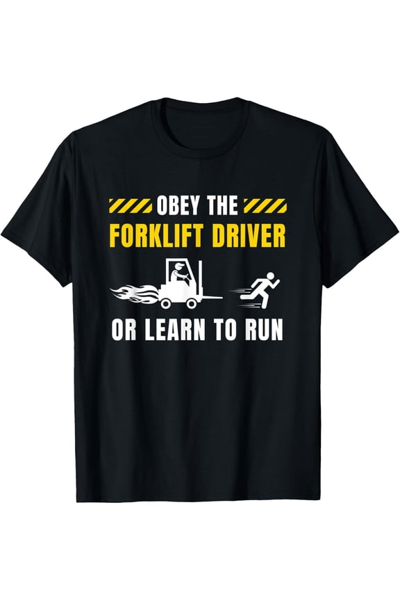 Forklift Driver Operator Warehouse Worker Funny Forklift T-Shirt