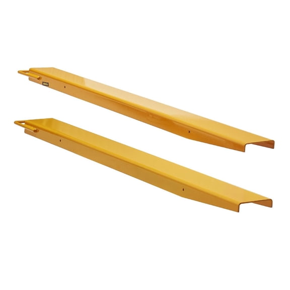 Forklift Fork Extensions 60 Inch, 4.5" Wide, Heavy Duty Steel Pair