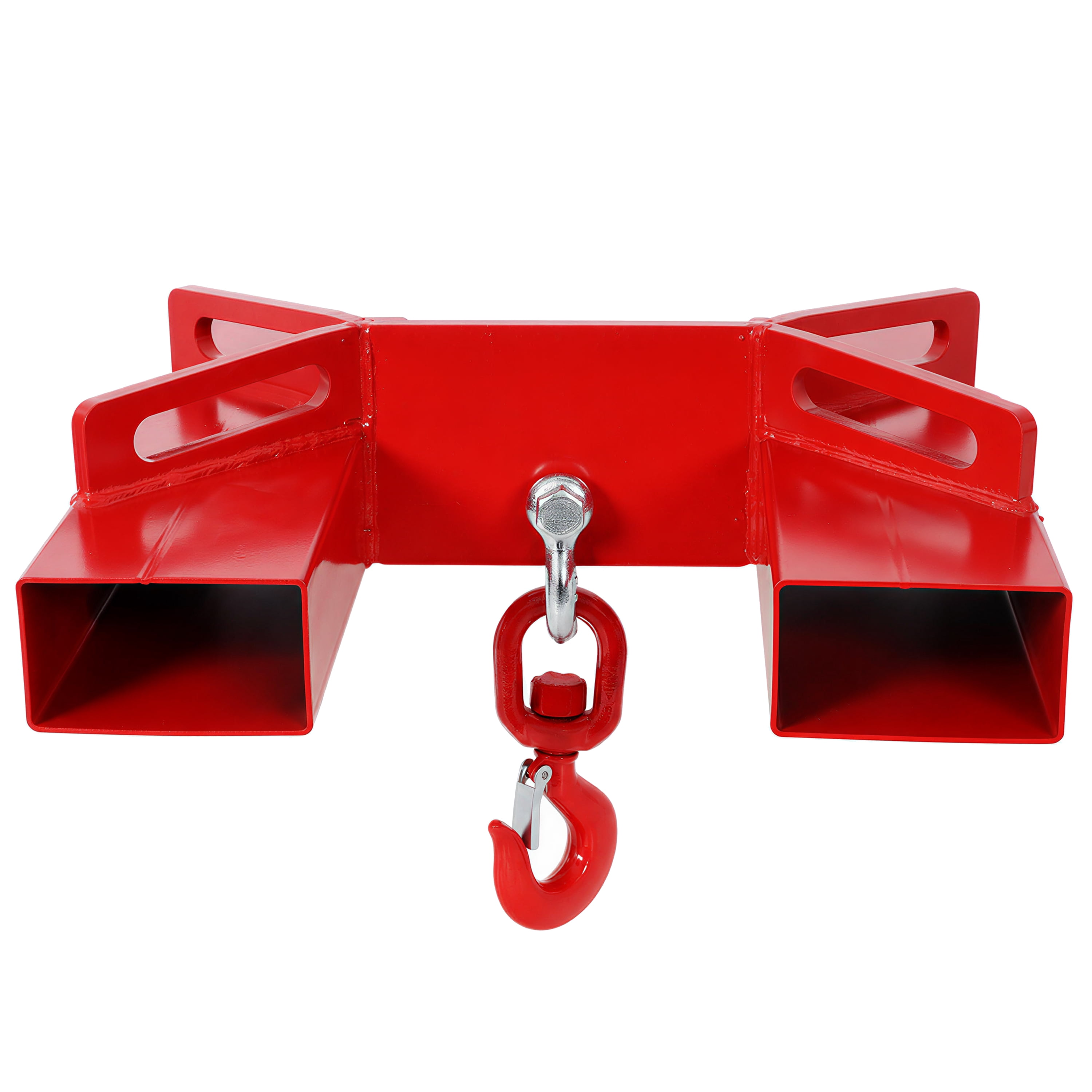 Forklift Lifting Hook Attachment, 6600 LB Capacity, 360° Swivel Hook, Tool-Free Mounting, Universal Fit
