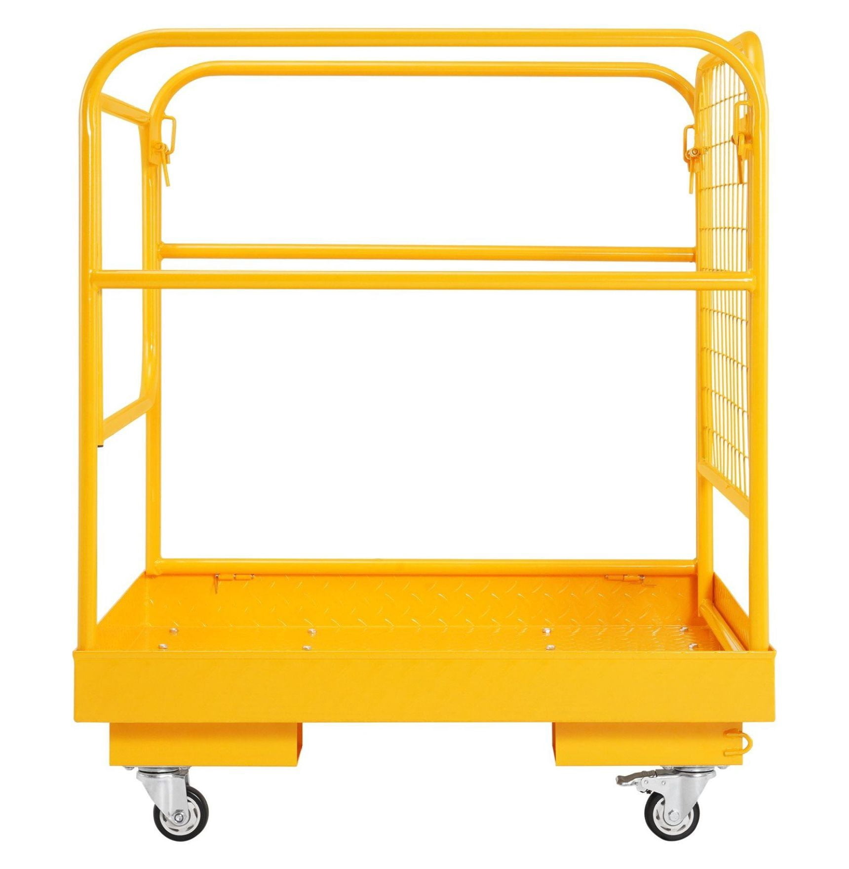 Forklift Safety Cage, 1200 lbs Load Capacity, 36 x 36 inches Folding ...