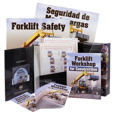 Forklift Workshop for Construction - Training Program DVD/CD Video in English & Spanish