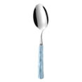 thumbnail image 1 of Forks And Spoons with Ceramics Handle, Stainless Steel Utensils Dessert Spoons And Forks Set, Cutlery Set with Flower Pattern, Flatware Sets for Home Restaurant And Kitchen by WEIWEIGG, 1 of 7