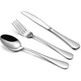 thumbnail image 1 of Forks Spoons and Knives Set for 4, 12 Pieces Stainless Steel Silverware Set, Food Grade Flatware Cutlery Sets for Home Kitchen Restaurant, Mirror Finish, Dishwasher Safe, 1 of 5