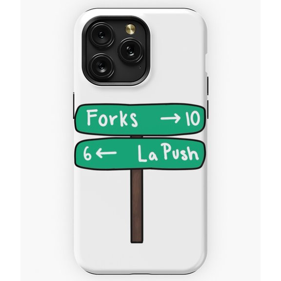 Forks and La Push Twilight Locations Washington A11220&nbsp;Phone Case for iPhone 11 to 17 Pro Max