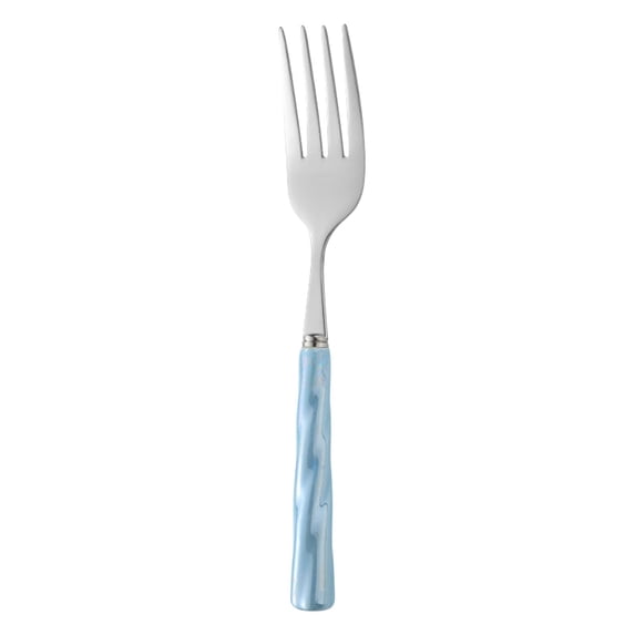 Forks and Spoons with Ceramics Handle, Ongmies Stainless Steel Utensils Dessert Spoons and Forks, Flatware Sets for Home Restaurant and Kitchen