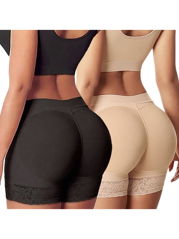 2 Pack Butt Lifter Padds Panties Bigger Butt Body Shaper Fake Butt Enhancer Underwear
