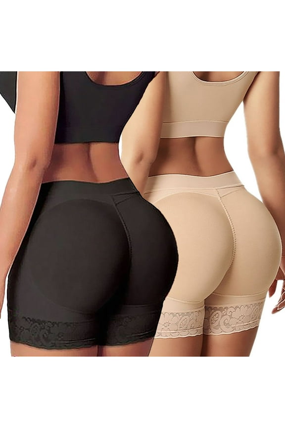 2 Pack Butt Lifter Padds Panties Bigger Butt Body Shaper Fake Butt Enhancer Underwear