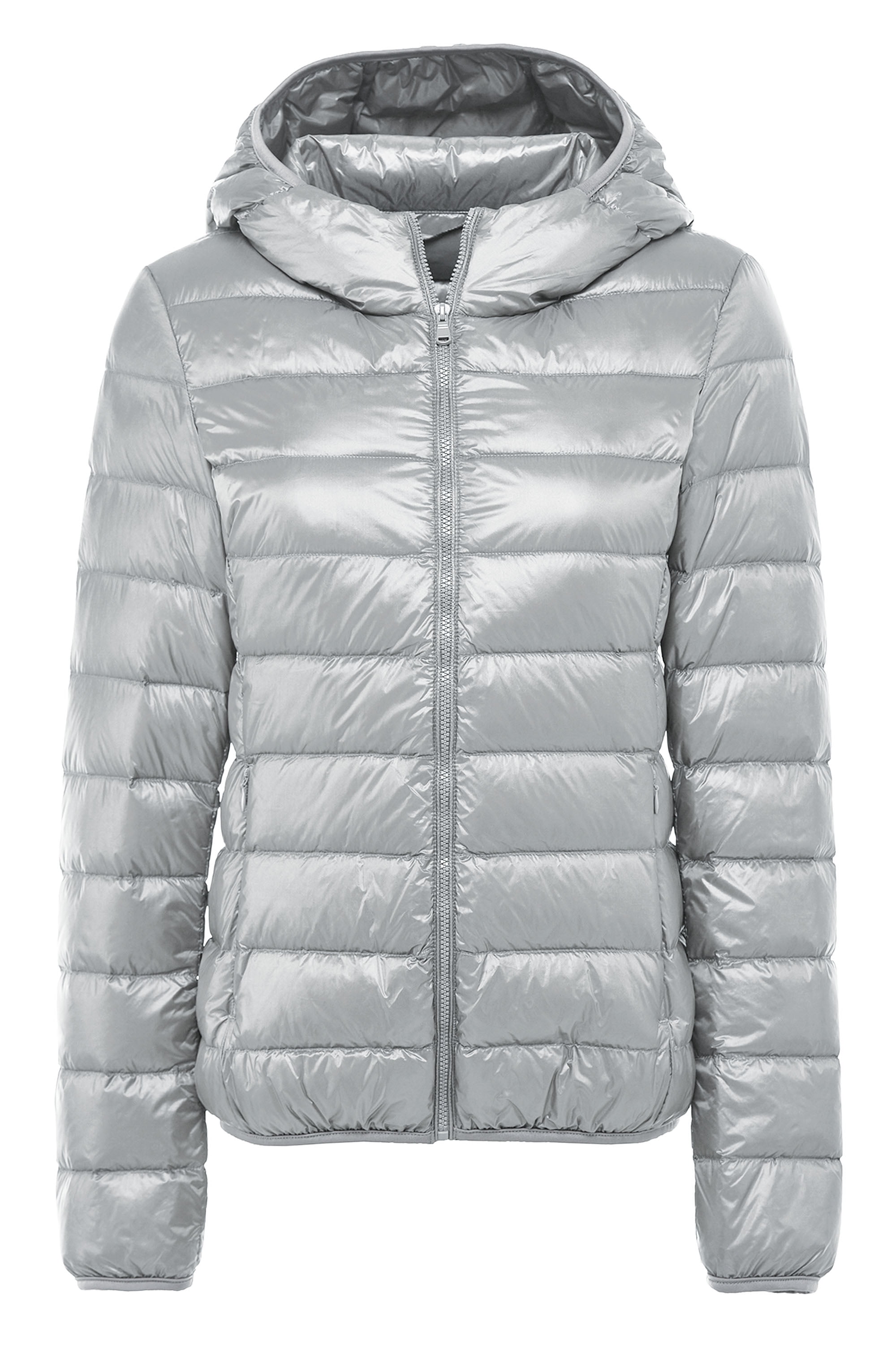 Full Size Cropped Snap Down Jacket Plus Size