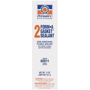 Form-A-Gasket Sealants, No 2, 11 oz Tube, Black