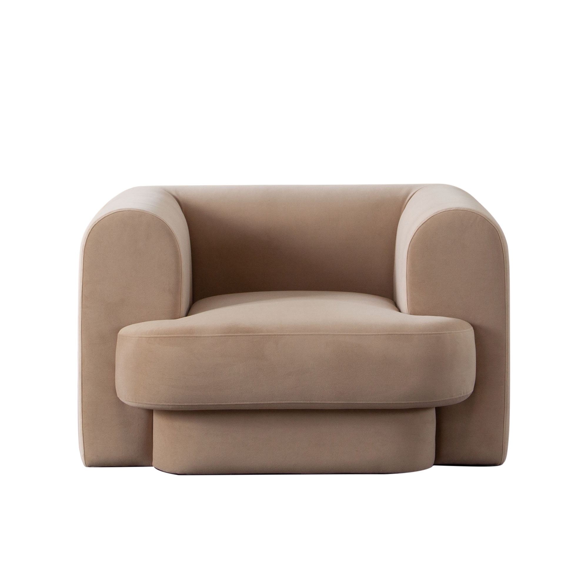 Form Chair in Camel Performance Velvet by Diamond Sofa