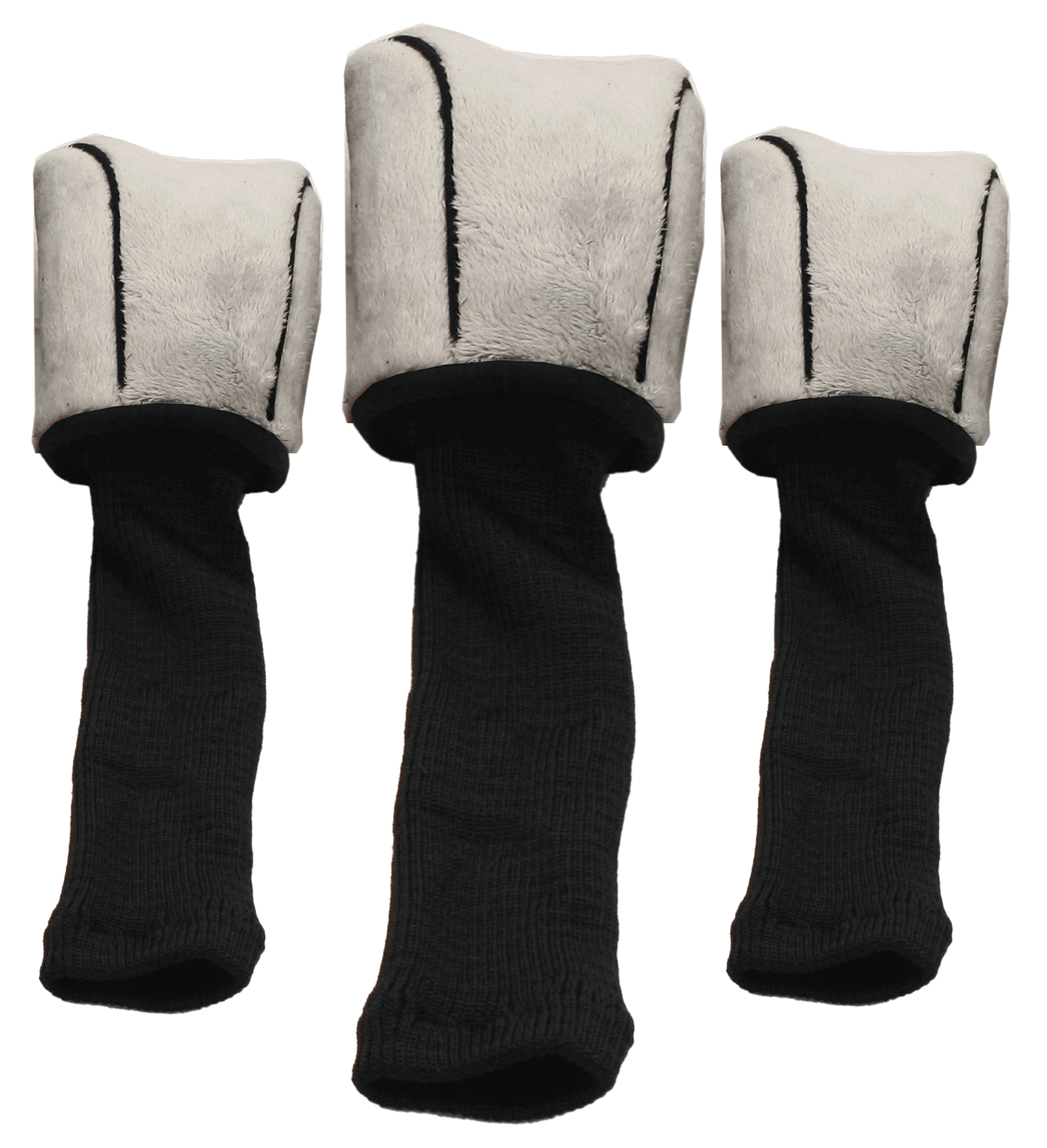 FormFit Soft Long Neck Golf Club Headcovers with Dial Numbering System