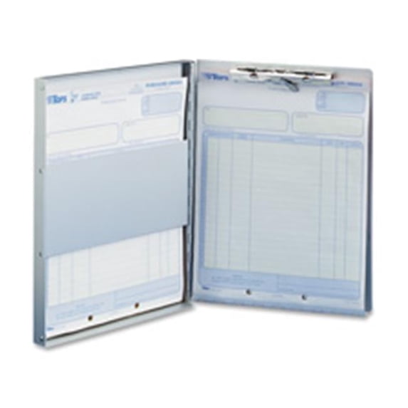 Form Holder- w- Storage- Side Opening- 8-.50in.x12in.- Aluminum