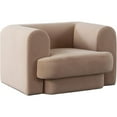 thumbnail image 1 of Form Performance Velvet Chair, Camel, 1 of 1