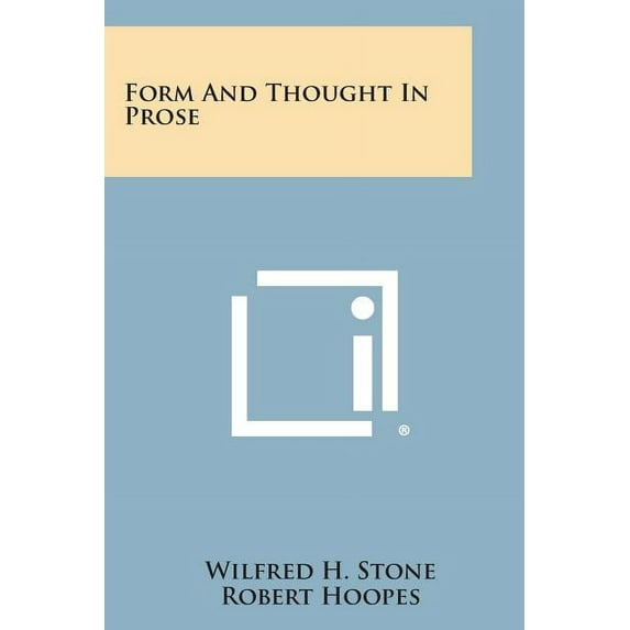 Form and Thought in Prose