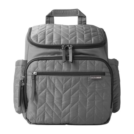 Skip Hop Forma Diaper Backpack, Baby Diaper Bag, Gray