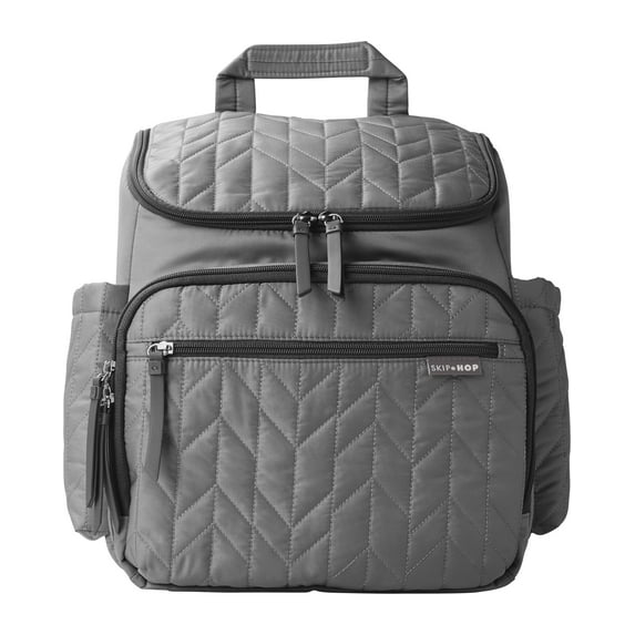 Skip Hop Forma Diaper Backpack, Baby Diaper Bag, Gray